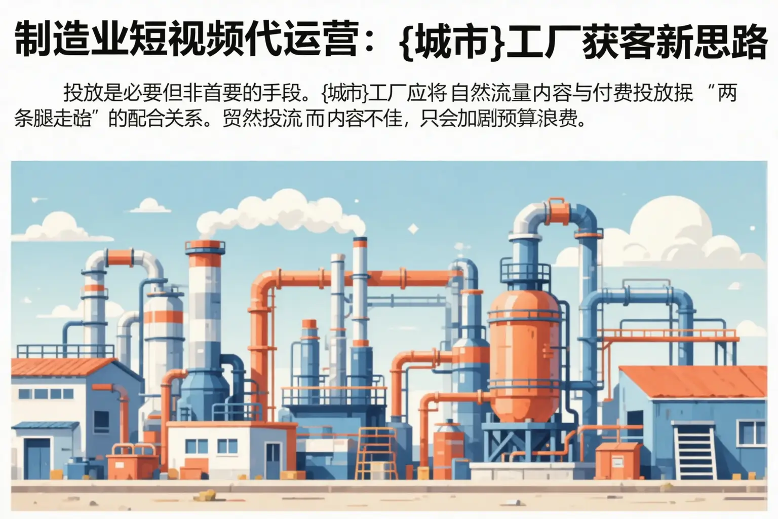 制造业短视频代运营：确山工厂获客新思路